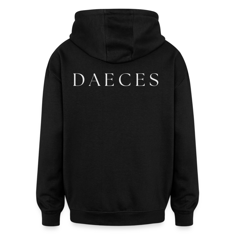 DAECES - Classic Oversized Unisex Hoodie - Schwarz