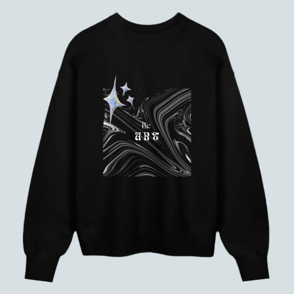 DAECES Oversize Sweatshirt „Be Art“