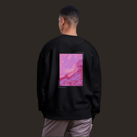 DAECES Oversize Sweatshirt „Be Art“